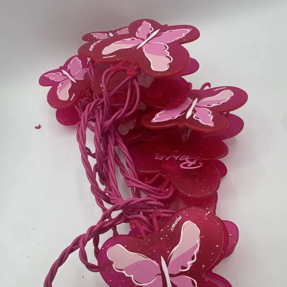 Vintage 2005 Barbie Mattel Pink Lights New In Box Wear To Package